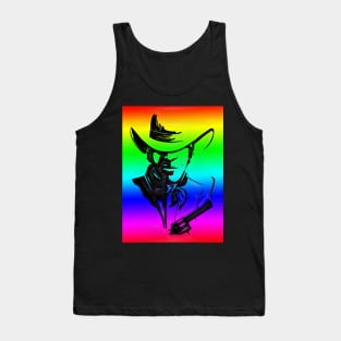 Western Era - Cowboy with Revolver Tank Top